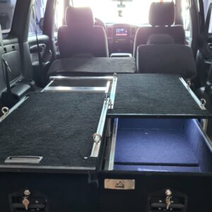 זוג מגירות אלומניום לרכב 27*80*97 ס"מ