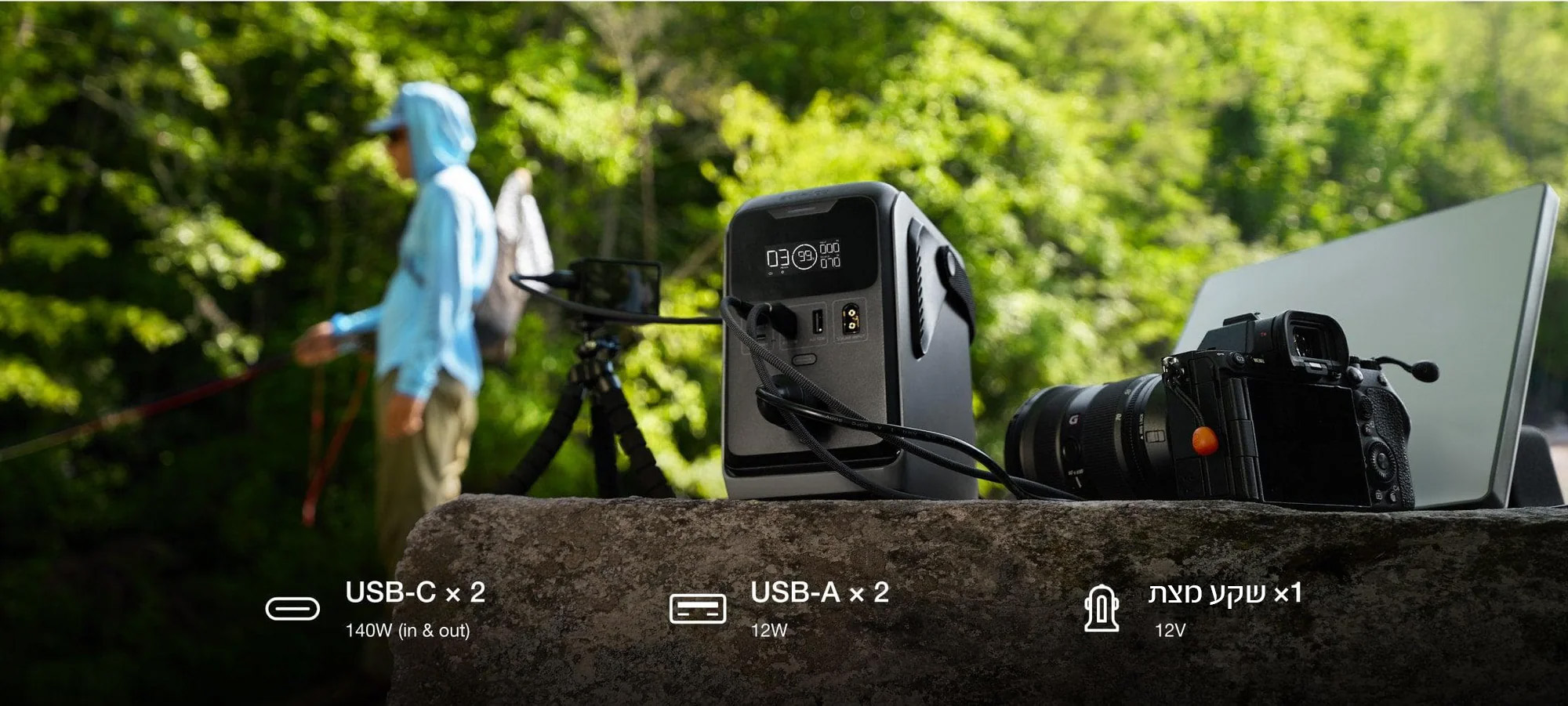 תחנת כח DC ECOFLOW TRAI 300 – תמונה 2