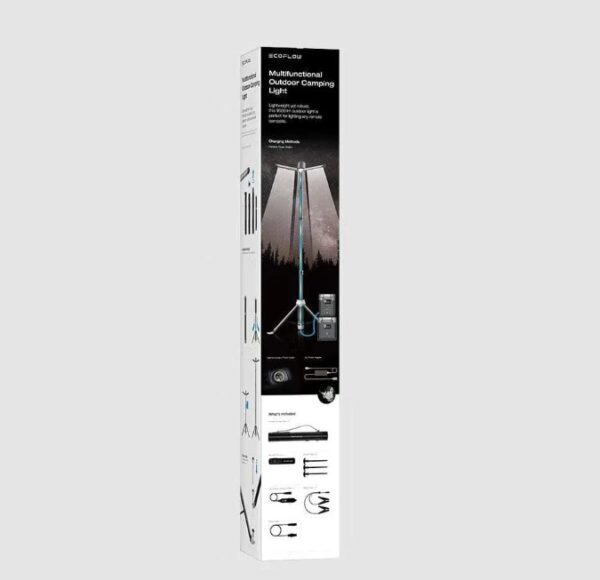⁦תאורת שטח ניידת טלסקופית ECOFLOW כולל שלט 12V⁩ – תמונה ⁦2⁩