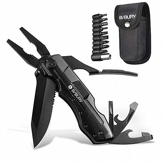 אולר טקטי רב תכליתי - פלייר משולב מולטיטול 5 ב - 1