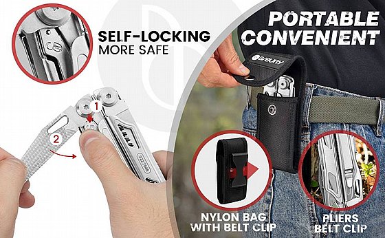 אולר הישרדות וחילוץ רב תכליתי - פלייר משולב מולטיטול – תמונה 7