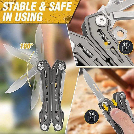 אולר רב תכליתי - פלייר משולב מולטיטול 17 ב - 1 – תמונה 6