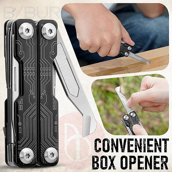 אולר מיני מספריים רב תכליתי - מולטיטול 9 ב - 1 – תמונה 6