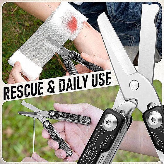 אולר מיני מספריים רב תכליתי - מולטיטול 9 ב - 1 – תמונה 5