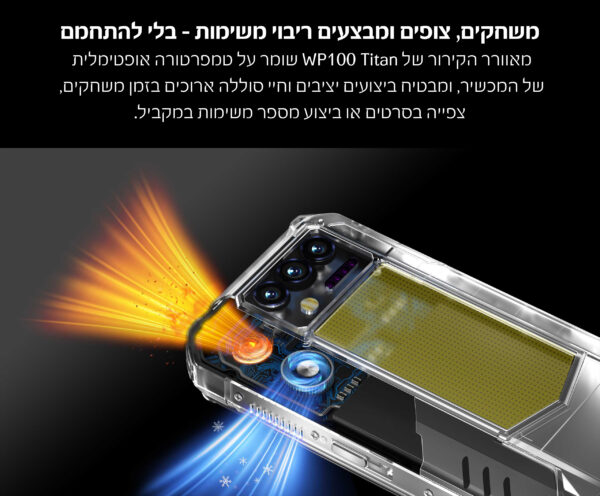 ⁦הטלפון  החדש לשטח משוריין   Oukitel WP100Titan⁩ – תמונה ⁦6⁩