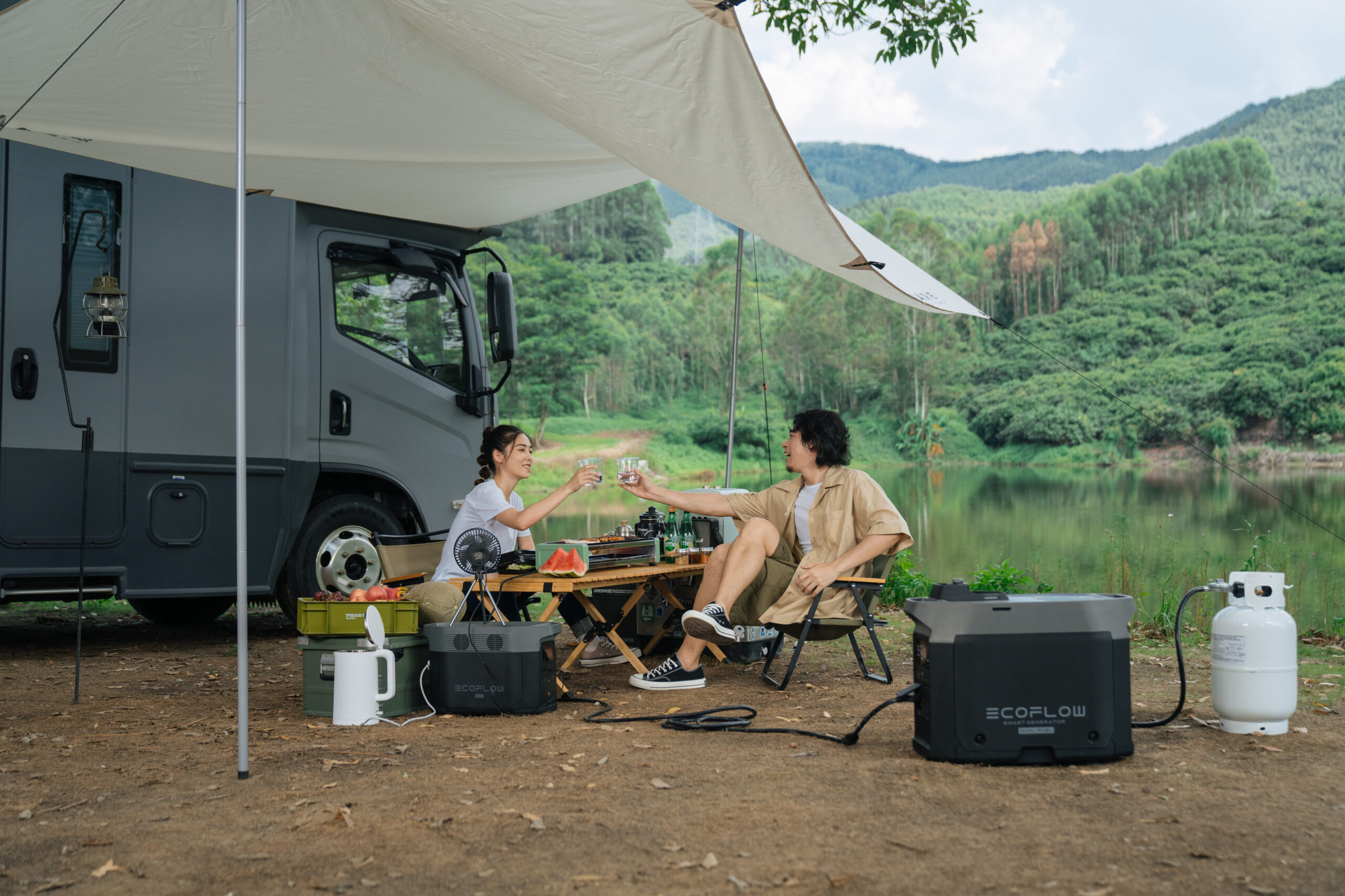 גנרטור מושתק חכםמשולב גז /בנזין ECOFLOW DUAL SMART GENERATO – תמונה 3