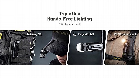 פנס יד זוויתי נטען לטכנאים 1600 לומן EDC09 – תמונה 4