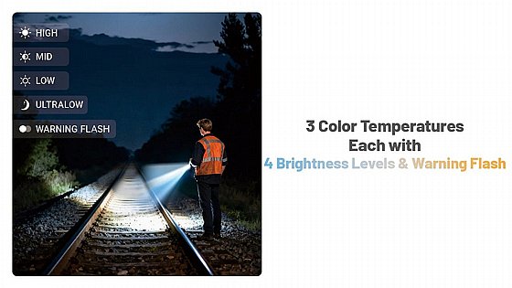 פנס יד זוויתי נטען לטכנאים 1600 לומן EDC09 – תמונה 5