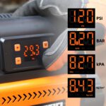 קומפרסור All-Top דו ראשי אוטומט 150 PSI 350L PM עם לוח בקרה דיגיטלי – תמונה 3