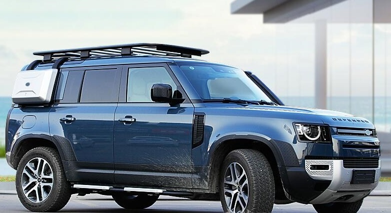 גגון עריסה לרכב לנדרובר דיפנדר 2020> אלומיניום מחוזק דגם LD002 מקורי איכותי – תמונה 3