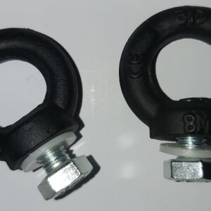 Funway זוג טבעות עיגון נירוסטה מצופות