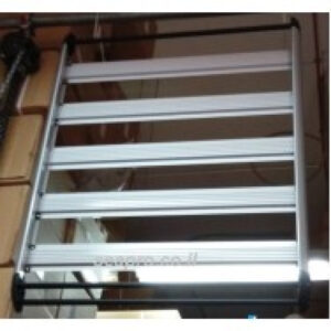 גגון עריסה לרכב עריסה בסיסית מוטות אלומיניום בגודל 115 ס"מ