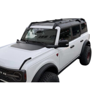 גגון אורך משולב 4 מוטות רוחב לפורד ברונקו מוטות אלומיניום שחור מפואר