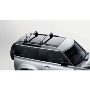 גגון לרכב לנד רובר דיפנדר 90 2020> גגון מקשר קו אפס למוטות צמודים מוט אלומיניום רחב תושבות מקוריות לרכב