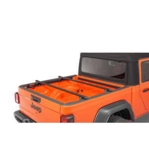 גגון אחורי לארגז תא מטען של ג'יפ גלדיאטור זוג מוטות אלומיניום רחב שחור