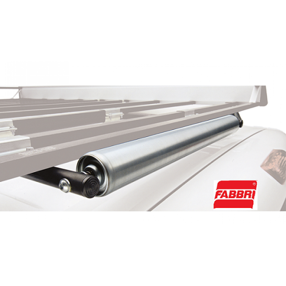 גגון עריסה לרכב מסחרי משולב אלומיניום 10 קורות רצפה אורך 220 ס"מ תוצרת פברי FABBRI איטליה כולל גלגלת העמסה וספוילר מגן רוח קידמי – תמונה 2