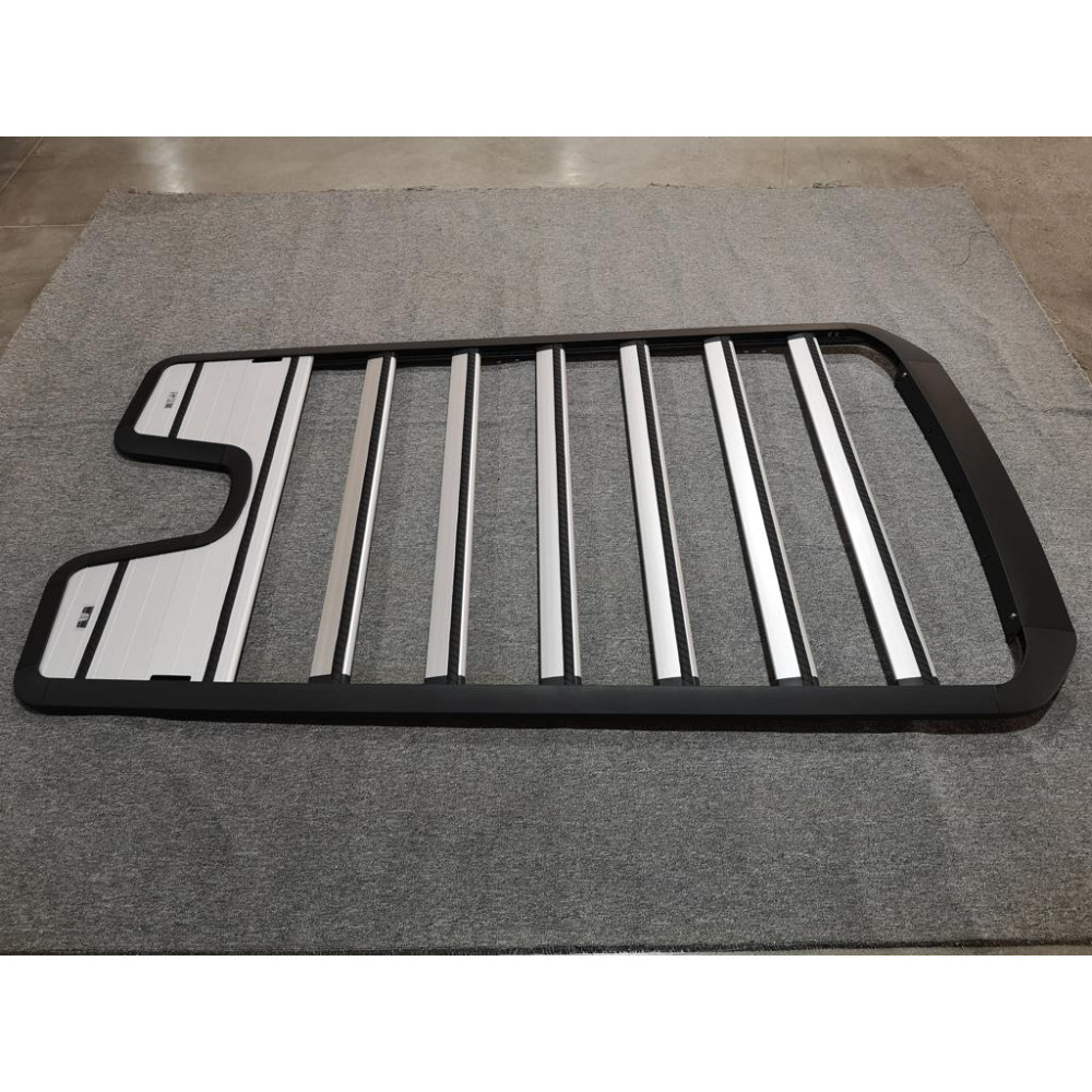 גגון עריסה אלומיניום שטוח מקורי לרכב נדרובר דיפנדר 90 מ2020> שחור/כסף – תמונה 2