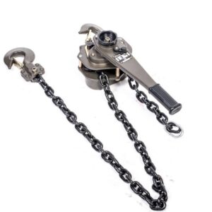 כננת/מחגר יד משיכה/הרמה רצ'ט 1 טון 1.5 מ' שרשרת 6 מ"מ LEVER HOIST