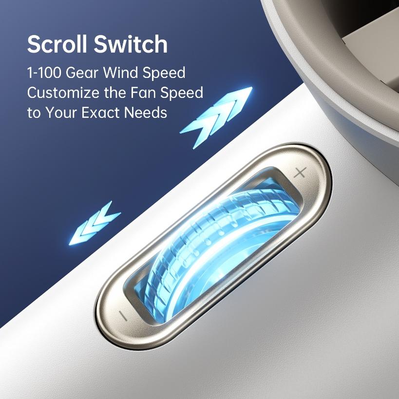 מאוורר נייד טורבו USB JISULFE דגם PRO 1 – תמונה 2