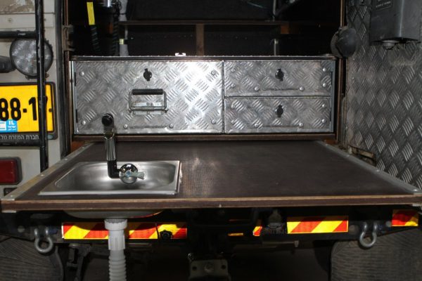 דיפנדר ארוך דלתות צדור וברז מתקפל  (2)